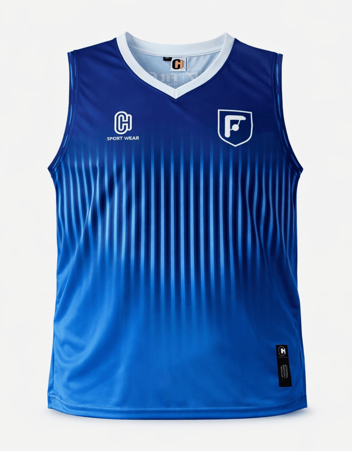 Camiseta Sin Mangas Azul — foto 1